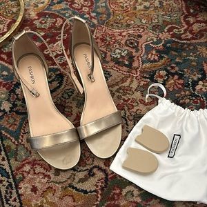 Gold Pashion Footwear Heels